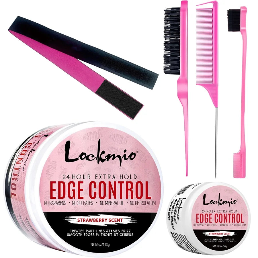 Edge Control Gel for Women & Kids – 30g Long-Lasting Anti-Frizz Hair Wax, Strong Hold Smoothing Styling Pomade for Natural Finish