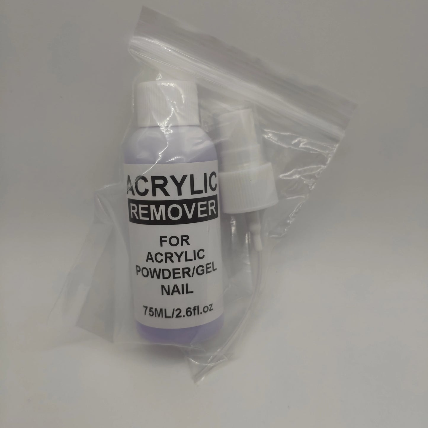 75ml Professional Acrylic Nail Remover — Liquid & Gel Polish Remover for Acrylic Nails