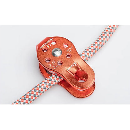 Heavy Duty Rope Pulley - Arborist Rock Climbing Gear for Rescuing & Lifting - Fast Speed Cable Trolley
