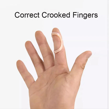 5Pcs Finger Splint Brace — Plastic Joint Support for Fractures, Arthritis, and Finger Correction