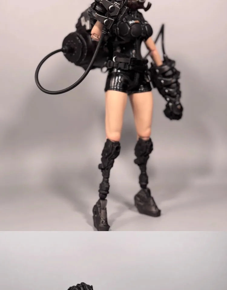 1/6 Scale Soldier Action Figure Accessories - Fully Articulated Robotic Arms & Mechanical Weapon Set