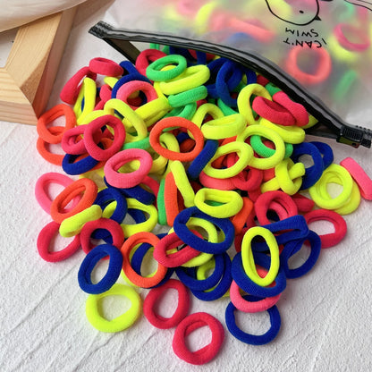 20/50PCS Kids Elastic Hair Bands – Girls Sweets Scrunchie Rubber Bands for Children Hair Ties & Headbands