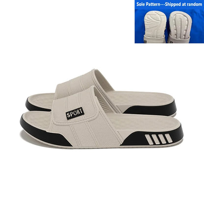 Men's Lightweight EVA Slippers - Soft Non-Slip Indoor Home, Shower & Beach Slides