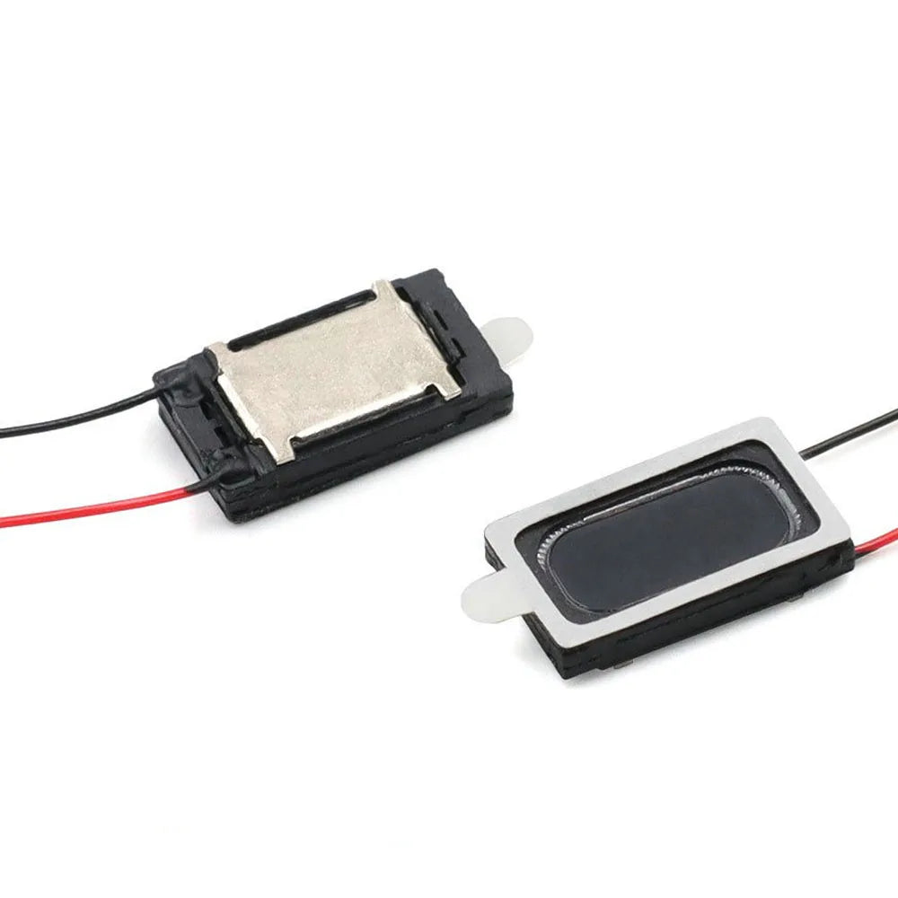 5-Piece Mini Loudspeaker Set - 16×9×3mm 8Ω 1W Square Magnetic Speakers for Smart Watches & Notebooks