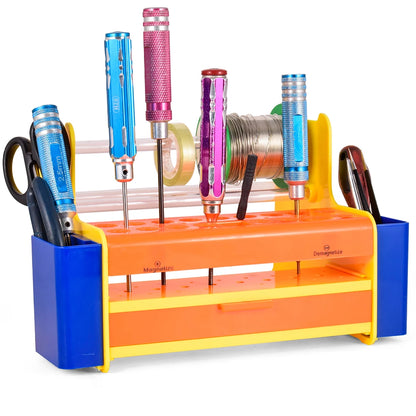 9IMOD Screwdriver Storage Rack – Multifunctional Organizer for RC Repair Tools, Hex & Cross Driver Desktop Stand