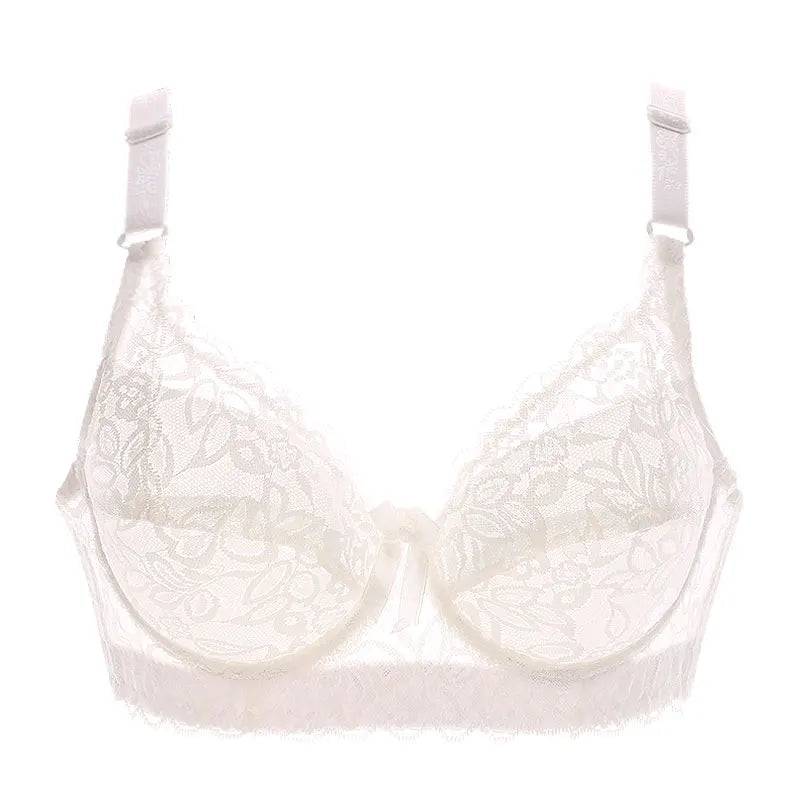 Women’s Plus Size Lace Push-Up Bralette – Sexy Support Bra for 80CD–105CD (42D–46D) Comfortable Intimates Lingerie