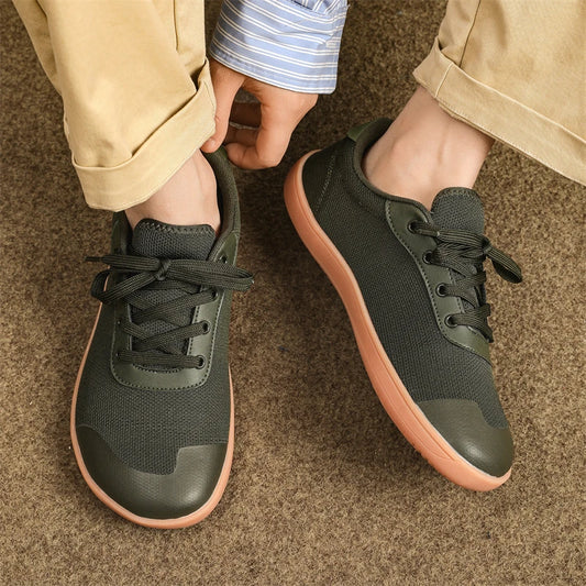 SNORW Wide Barefoot Shoes - Zero Drop Casual Sneakers for Men & Women, Perfect for Outdoor Trail Running