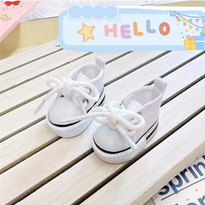 Mini Plush Doll Clothes – Kpop EXO Labubu Idol V1 V2 Circle Smile Shirt Outfit & Accessories Gift