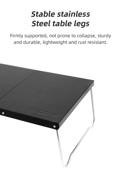 Portable Foldable Camping Table – Ultralight MDF Mini Coffee Table for Outdoor Hiking & Picnic Use
