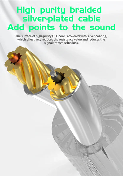 KZ AS16 Pro In-Ear Earphones – 16BA Balanced Armature HIFI Bass Noise-Cancelling Sport Headset