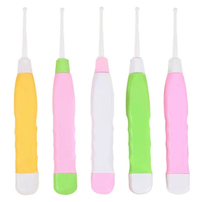 Cartoon LED Earwax Removal Tool Set – Light-Up Ear Pick and Cleaning Spoon for Gentle Ear Care