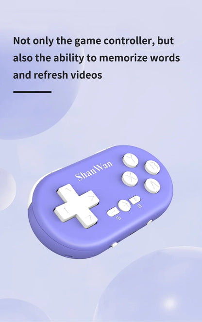 Mini Bluetooth Gamepad Controller – Wireless Gaming Joystick for iPhone, Android, PS4/PS3, Switch, Xbox, PC & TV Mobile Game Pad