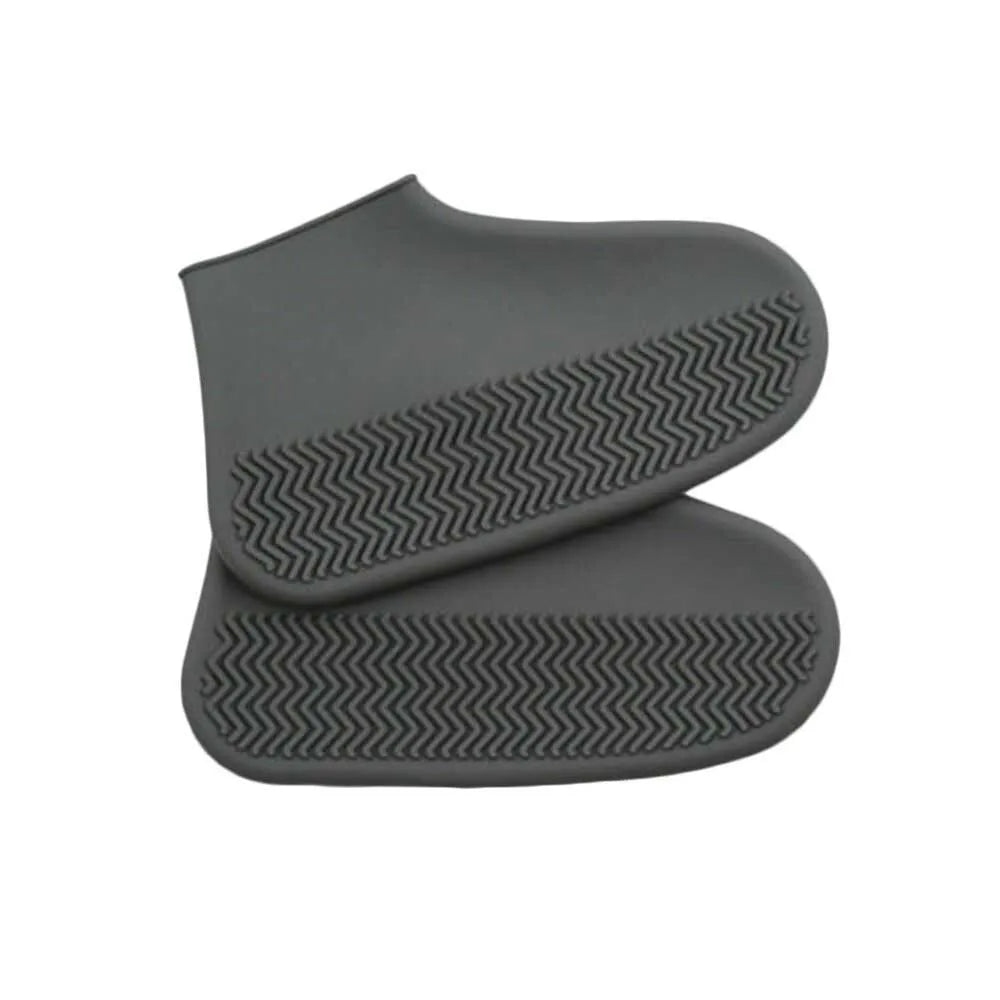 Waterproof Silicone Shoe Covers – Non Slip Reusable Overshoes for Rainy Days, Boot Protectors in S/M/L