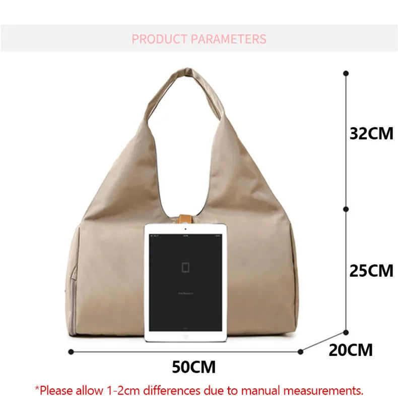 Women’s Yoga Mat Bag – Fitness Shoulder Tote for Gym, Sports, Travel, Dry/Wet Storage