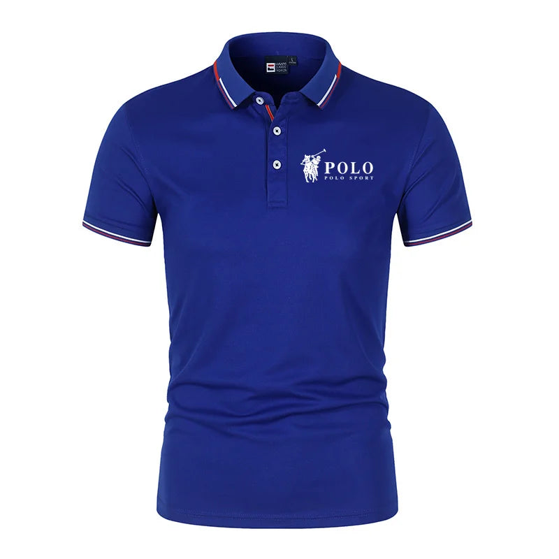 Men's Premium Summer Polo Shirt - Quick Dry Breathable Casual Business Sports Polo