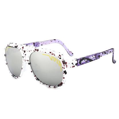 Retro Flip-Up Pit Viper Cycling Sunglasses — UV400 Vintage Steampunk Eyewear for Men & Women