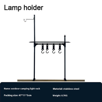 Lohascamping Lightweight Camping Folding Table – Multifunctional IGT Roll Table with Adjustable Legs for BBQ & Desktop Burner