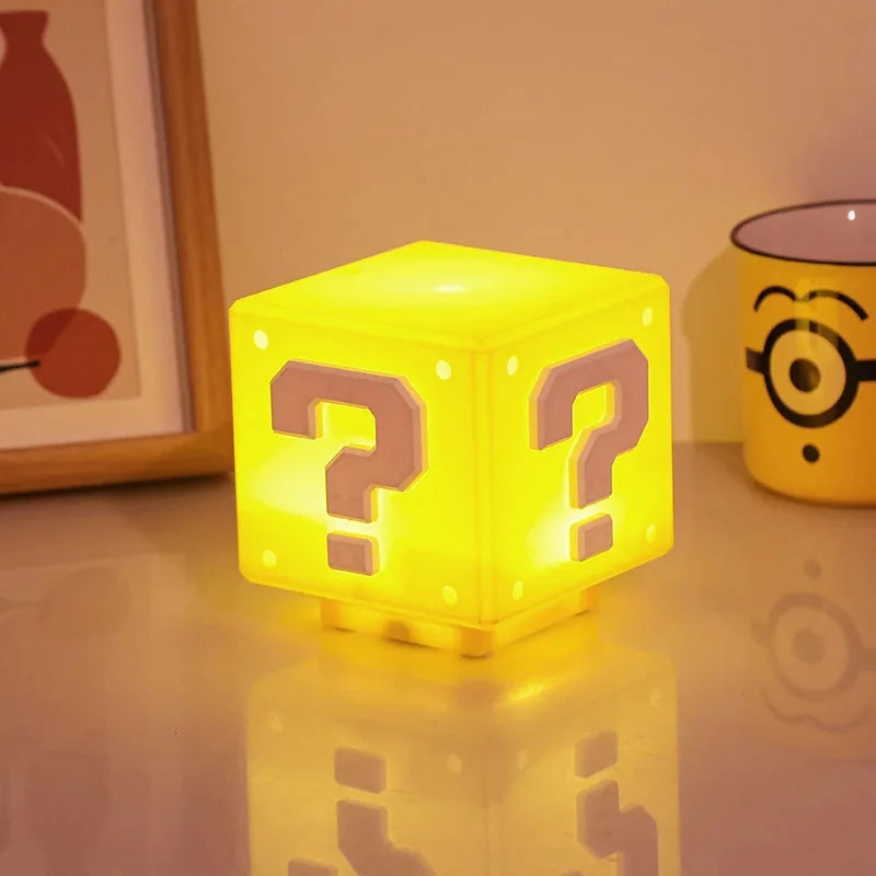 LED Question Mark Night Light with Music — Anime Style USB Rechargeable Bedside Lamp for Children’s Bedroom, Gift