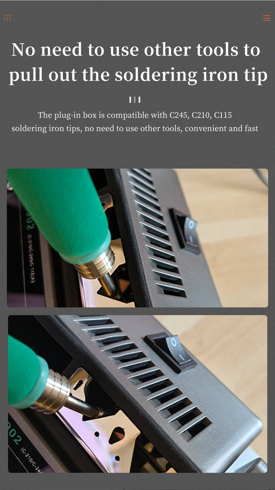 AIFEN A902 Soldering Station – Double Station C115, C210, C245 for Cell-Phone PCB & IC Repair Soldering Tools