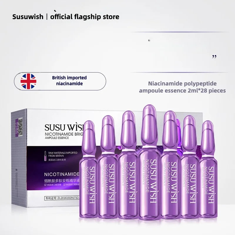 Niacinamide Peptide Ampoule Serum – Anti-Aging, Pore Shrink & Deep Moisturizing Facial Essence