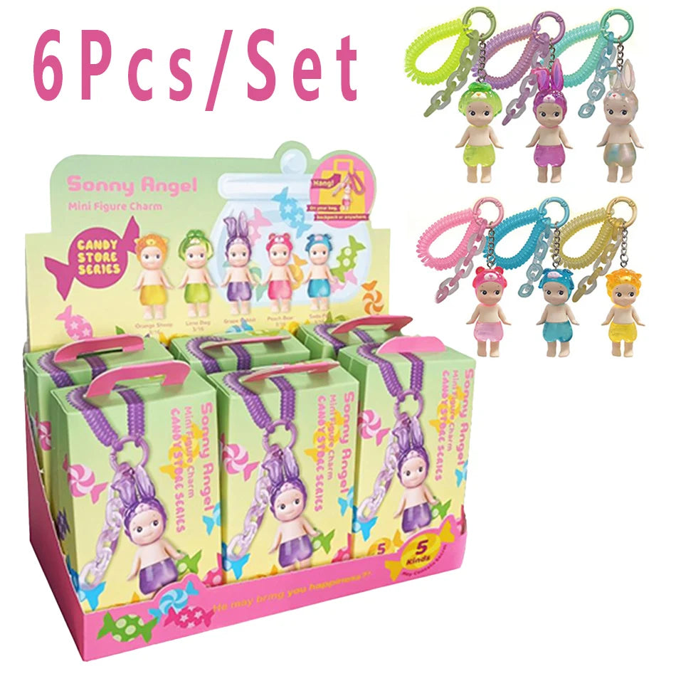 Candy House Angel Keychain Blind Box – Handmade Creative Cartoon Doll Bag Pendant, Birthday & Valentine’s Day Gift