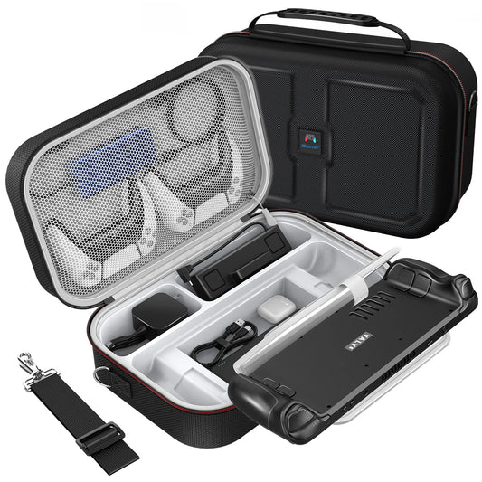 Steam Deck Carrying Case – Large Capacity Storage for Console & Accessories, Portable Case with Built-in Protection