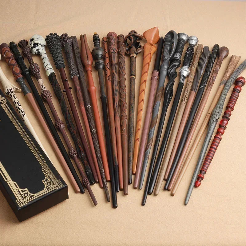 Anime Cosplay Magic Wand - Metal Core Fantasy Toy Prop & Wizard Decoration Accessory