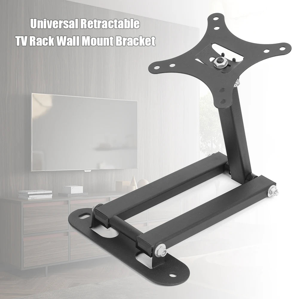 Universal Retractable TV Wall Mount Bracket – Load-Bearing 30KG for 17-32" LCD Monitors & TVs