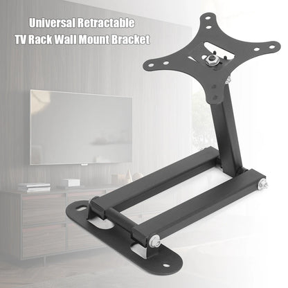 Universal Retractable TV Wall Mount Bracket – Load-Bearing 30KG for 17-32" LCD Monitors & TVs