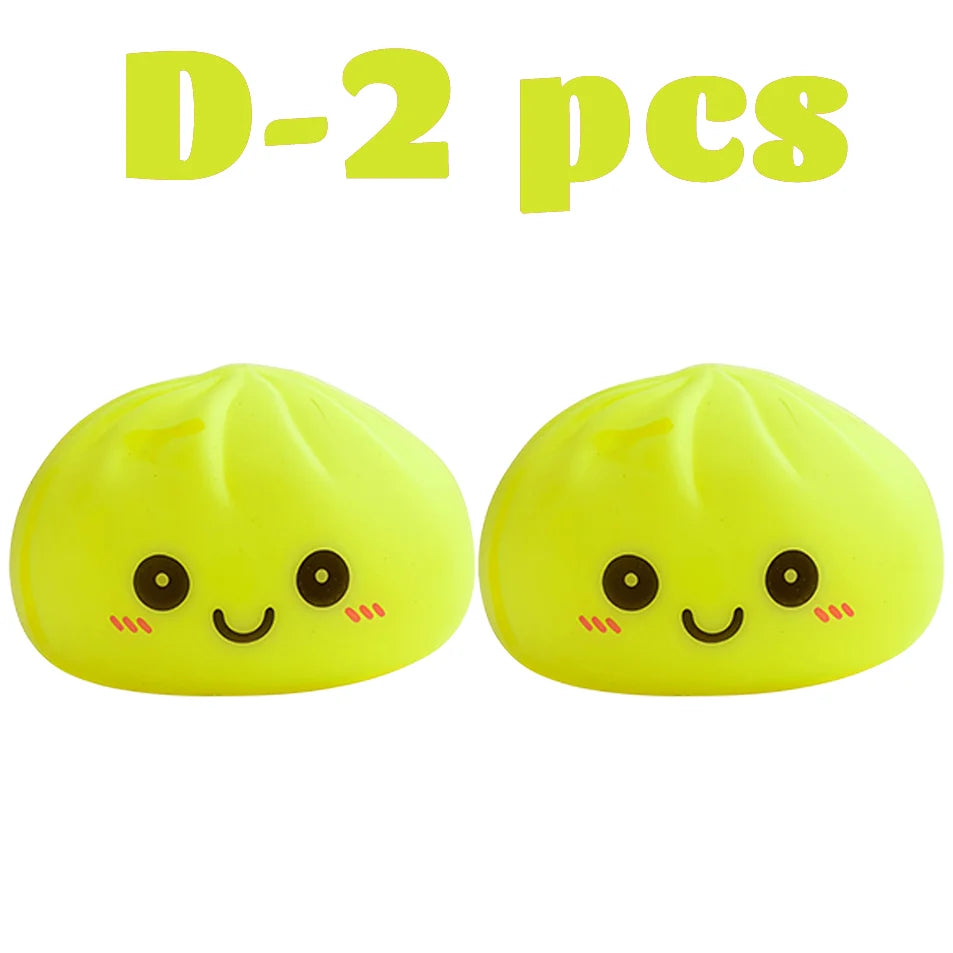 2027 Kawaii Dumpling Night Light - Cute Glowing Dumpling Steamer Desktop Ornament and Gift Decor