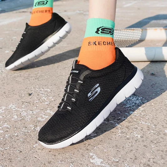 Skechers Women's Sports Shoes - Summer Fashion Breathable Sneakers, Lightweight & Comfortable Walking Shoes