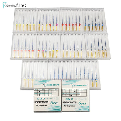 Dental SX-F3 Blue Nitinol Rotary Files – Endodontic Root Canal Engine Tool for Dentistry