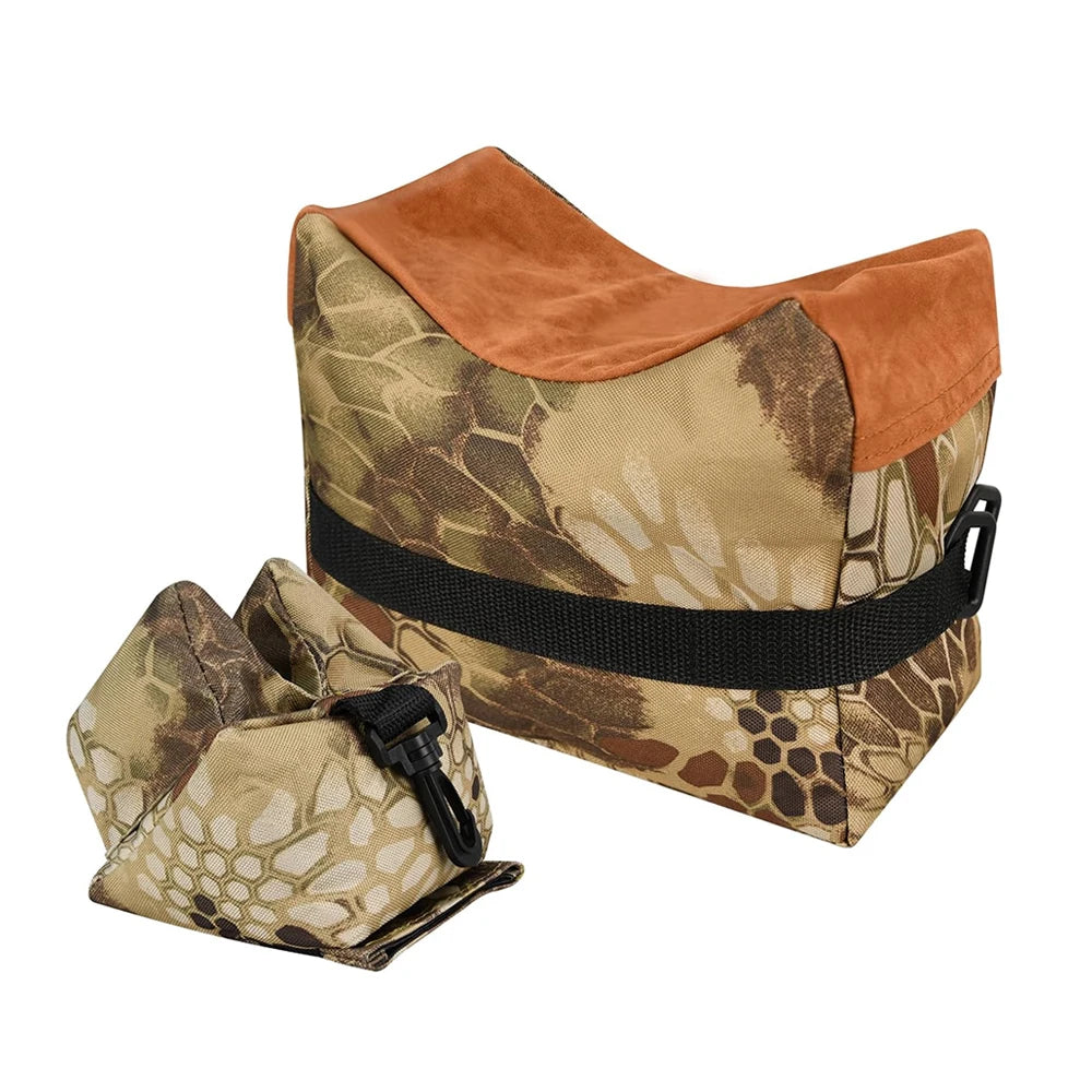 Outdoor Tactical Rifle Rest Sandbag Stand Bag – Hunting Shooting Bench Support Gun Holder for Target Sports (Unfilled)