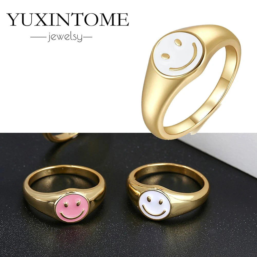 24K Gold-Plated & Silver Enamel Ring – Slim Round Women's Luxury Zircon CZ Ring in Green, Purple, Pink for Wedding & Anniversary