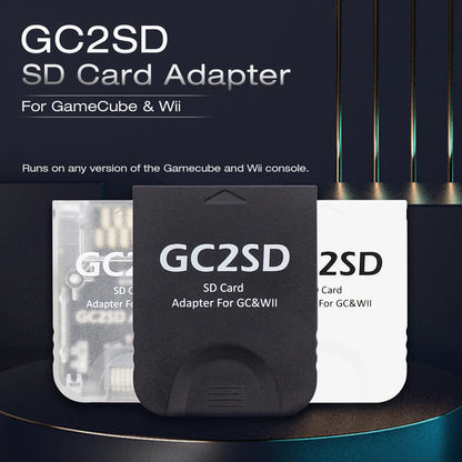 BitFunx GC2SD Micro SD Card Adapter - Swiss SD Memory Card Adapter for Nintendo GameCube & Wii Consoles