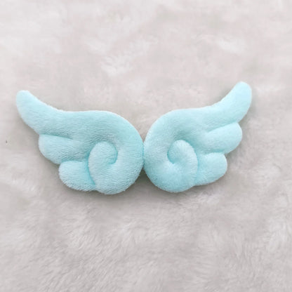 Angel Wing Plush Hair Clips - Cute 5cm Hairpin Barrettes for Girls Sweet Style Headwear & Accessories