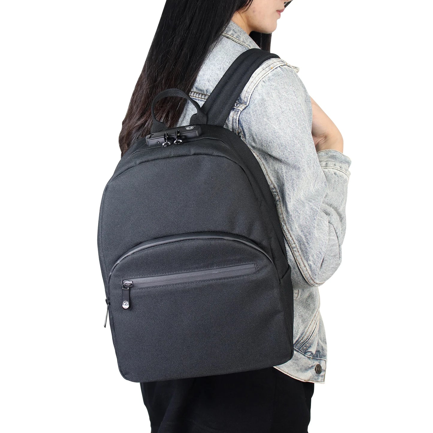 FIREDOG Mini Smell-Proof Backpack with Lock – Travel Storage Bag for Men & Women