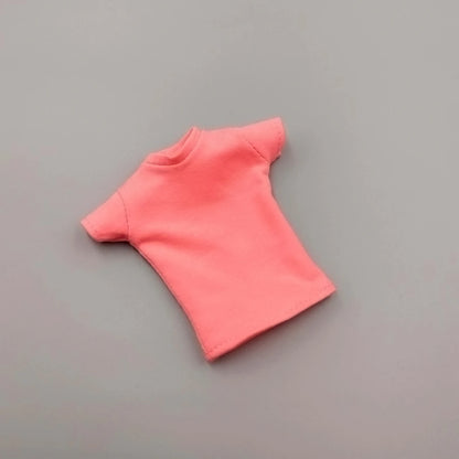 1/6 Scale Black T-Shirt for 12" (30cm) Action Figures — Male & Female DIY Model Accessories
