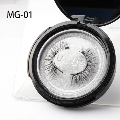 Vipuda Magnetic Eyelashes – Reusable Thick False Lashes with Magnets & Tweezer, Soft Eyelash Extensions