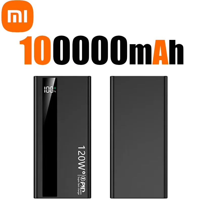 Xiaomi 500000mAh High-Capacity Power Bank — 120W Super Fast Charging Portable Battery Charger for iPhone, Samsung, Huawei