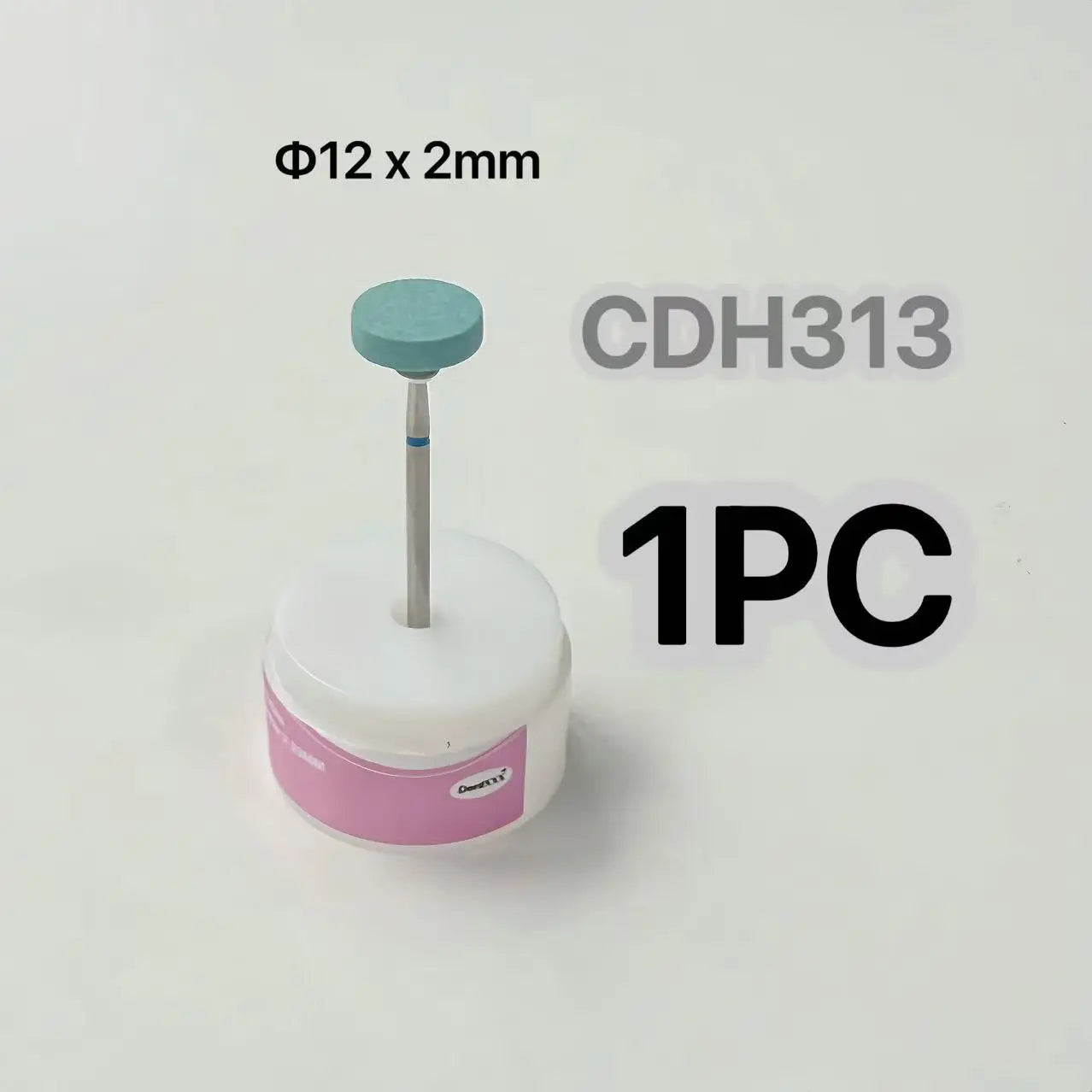 Diamond Polishing Stone Grinder - 2.35mm Shank Coarse Grit Polishing Head for Precision Finishing
