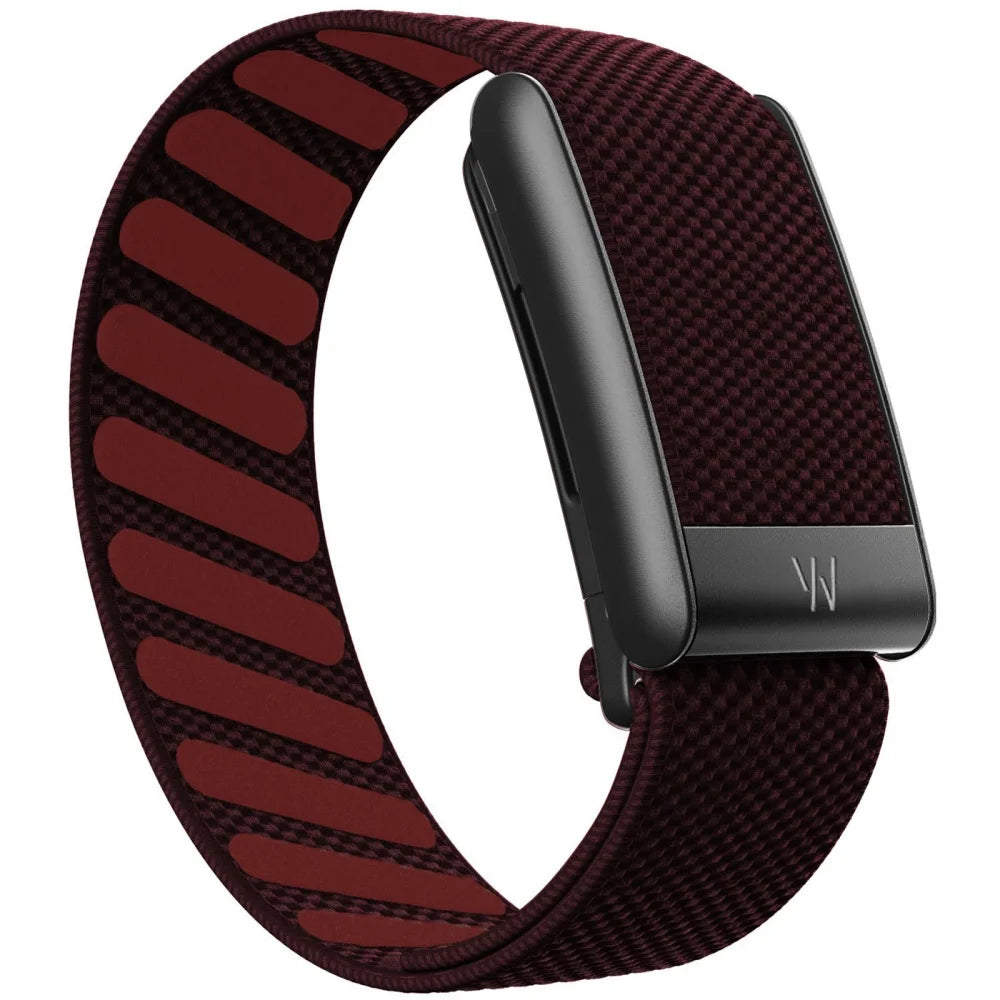 Whoop 5.0 Compatible Nylon Wristband - Black, Silver & Gold Woven Elastic Sports Replacement Strap