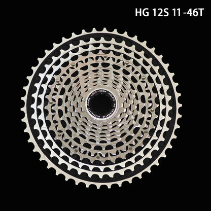 GOLDIX 12-Speed Ultralight MTB Cassette – CNC Sprocket 11-51T/11-46T HG & 10-46T/10-51T XD for Shimano SRAM