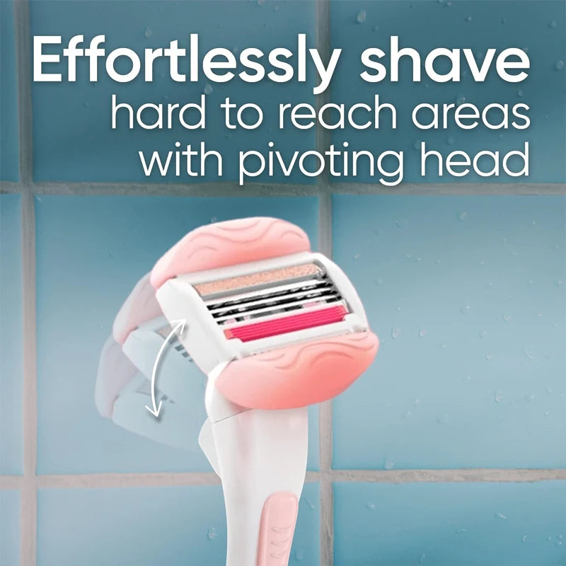 Gillette Venus ComfortGlide White Tea Razor Blade Refills - 3-Layer Blades for Smooth Shaving on All Skin Types
