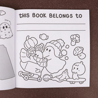 Spooky Cutie Vol. 2 Coloring Book - Cozy Creepy Creature Coloring Book for Adults & Teens, Relaxation Activity Book