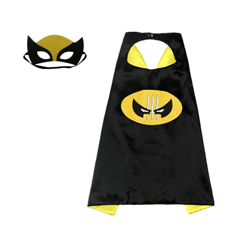 Kids Superhero Capes Costume Set for Boys (Ages 3–10) – Cartoon Dress-Up Capes for Parties, Playtime & Easter Gifts