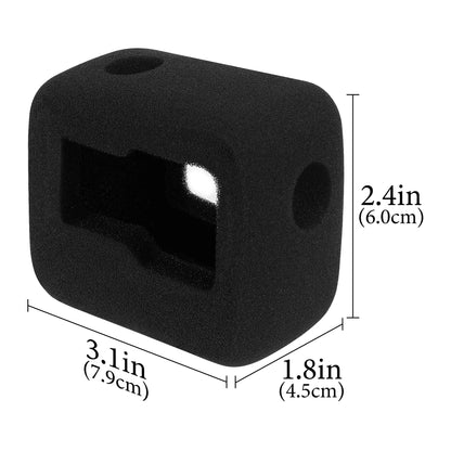 Geekria Windslayer Wind Muff Cover for Insta360 Ace Pro 2 & Ace Pro – Microphone Wind Noise Reduction Action Camera Accessory