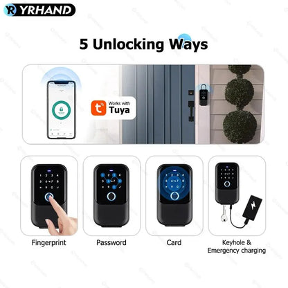 TTlock Smart Key Lock Box – Wireless Digital Code & Bluetooth Key Safe, App-Controlled Electronic Key Box for Home or Host
