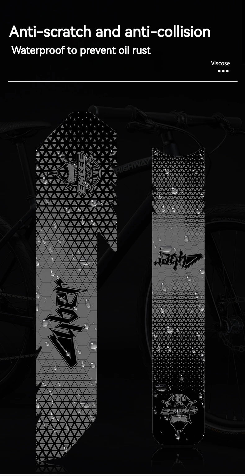 ENLEE Bicycle Frame Protection Sticker – Removable Anti-Scratch Tape for MTB Down Tube, Cycling Accessories