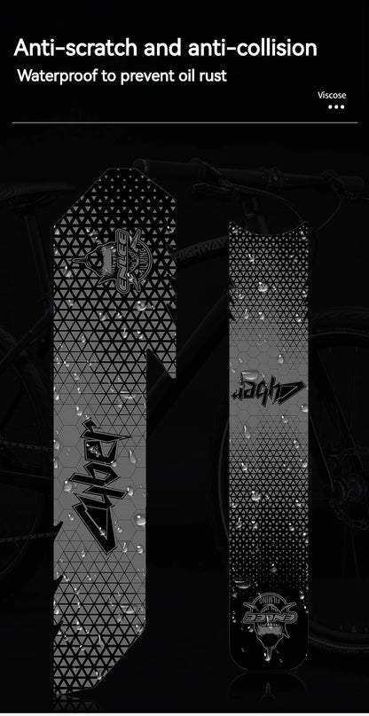 ENLEE Bicycle Frame Protection Sticker – Removable Anti-Scratch Tape for MTB Down Tube, Cycling Accessories